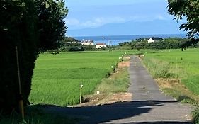 青と夕日